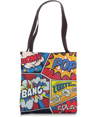 Super Hero Comic Book Pop Art Tote Bag $12.23 Totes