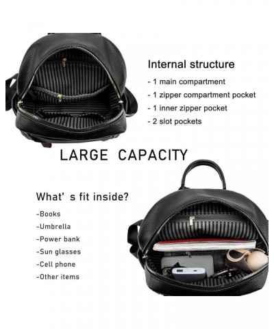 Classic Backpack Purse for Women,Fashion Small Backpack for Ladies Anti-theft Travel Bag (1-Black) 1-coffee $13.25 Backpacks