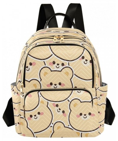 Women Backpack Purse Bear Cartoon Fashion Shoulder Bags Travel Backpack Small Daypacks S Medium $11.18 Backpacks