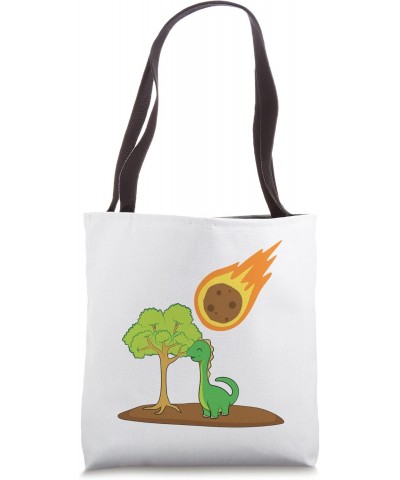 Cute Kawaii Dinosaur Meteor Tote Bag $14.76 Totes