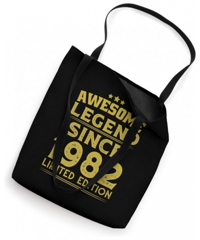 40 Year Old Awesome Legend Since 1982 Retro 40th Birthday Tote Bag $10.40 Totes