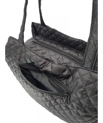 Versatile Quilted Casual Tote Bag for Women - Lightweight, Soft Puffer Design, Ample Capacity, Perfect Hobo and Beach Handbag...