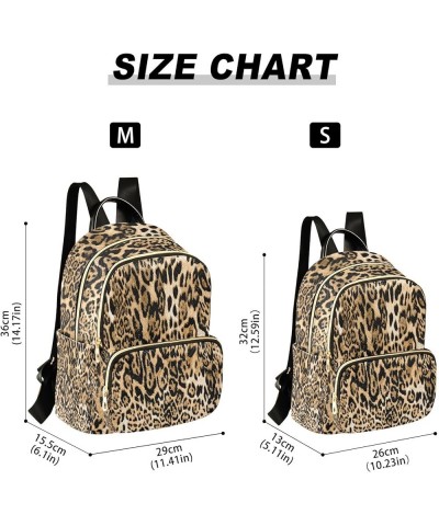 Fashion Backpack Mini Backpack Purse Casual Daily Backpack Tiger Leopard Print for Travel for College Work Small $17.91 Backp...