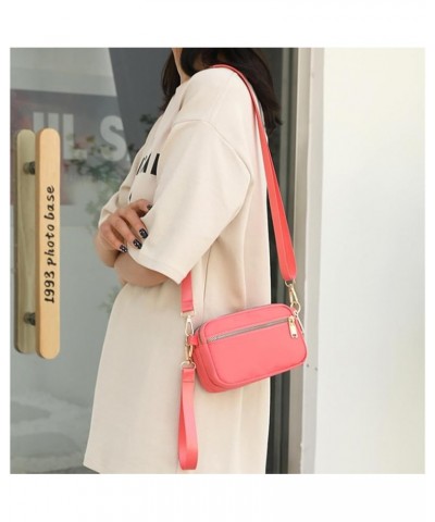 Nylon Crossbody Bag Belt Bag Handbag Square Bag Shoulder Bag for Girl Women Versatile Coin Purse Travel Bag Trendy Bag Khaki ...