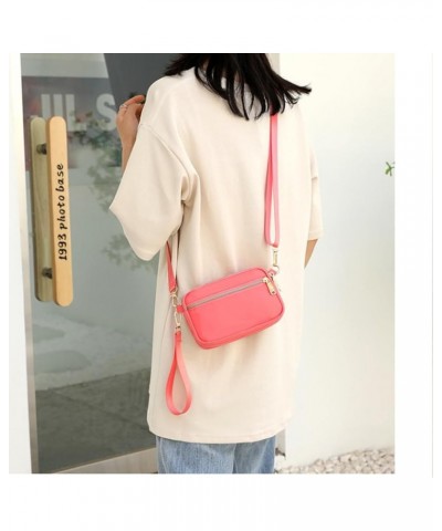 Nylon Crossbody Bag Belt Bag Handbag Square Bag Shoulder Bag for Girl Women Versatile Coin Purse Travel Bag Trendy Bag Khaki ...