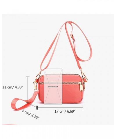 Nylon Crossbody Bag Belt Bag Handbag Square Bag Shoulder Bag for Girl Women Versatile Coin Purse Travel Bag Trendy Bag Khaki ...