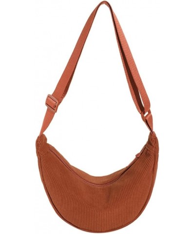 Crossbody Bag Hobo Sling Crescent Bag Women Men Trendy Small Shoulder Bag Purse Dumpling Bag Casual Handbag Adjustable Strap ...