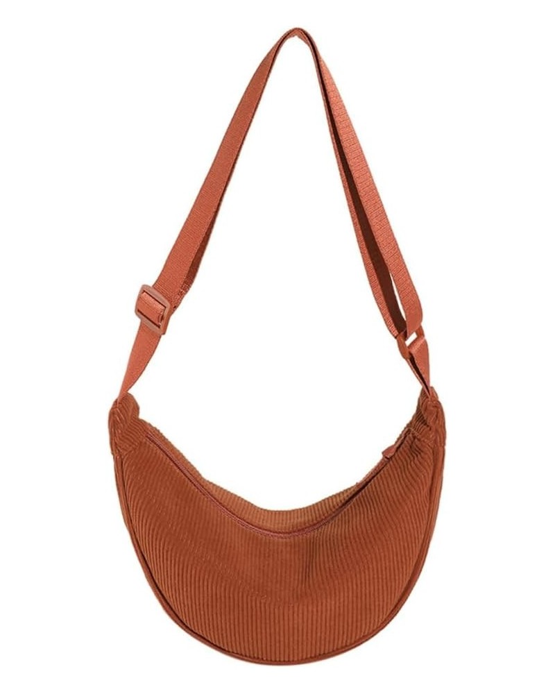 Crossbody Bag Hobo Sling Crescent Bag Women Men Trendy Small Shoulder Bag Purse Dumpling Bag Casual Handbag Adjustable Strap ...