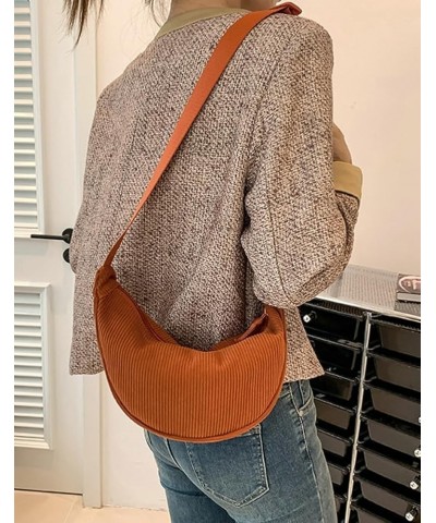 Crossbody Bag Hobo Sling Crescent Bag Women Men Trendy Small Shoulder Bag Purse Dumpling Bag Casual Handbag Adjustable Strap ...