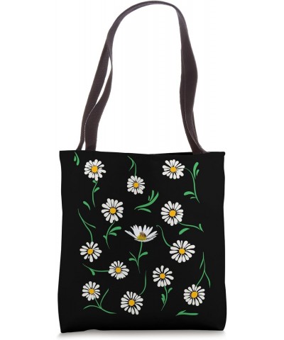 Daisies Chamomile Marguerites Cute Floral Retro Daisy Flower Tote Bag $9.22 Totes