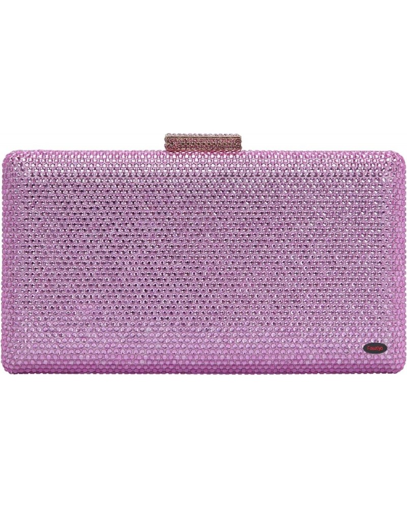 Evening Clutch Bling Rhinestone Novelty Oversized Purses For Women Formal Pink $19.91 Evening Bags