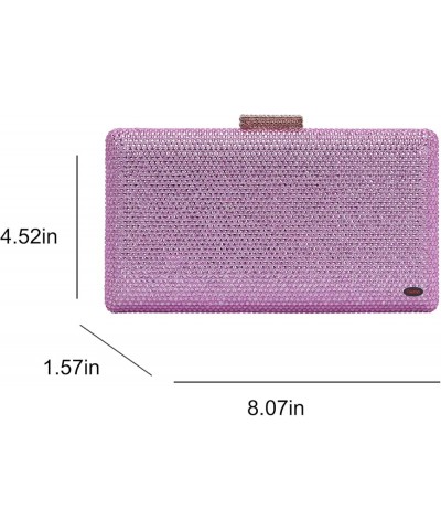 Evening Clutch Bling Rhinestone Novelty Oversized Purses For Women Formal Pink $19.91 Evening Bags