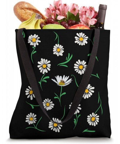 Daisies Chamomile Marguerites Cute Floral Retro Daisy Flower Tote Bag $9.22 Totes