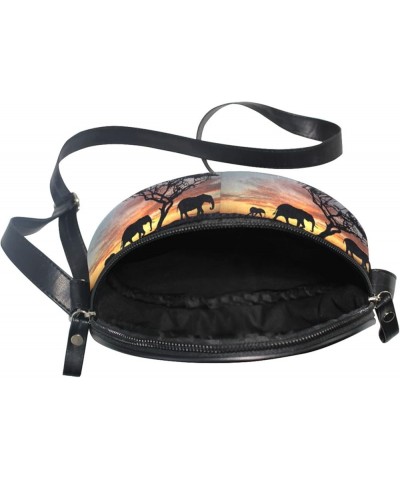 Round Crossbody Bags For Women Multi Purpose Crossbody Bag Phone Purses Traveling Cross Body Bag Shoulder Bags Color 14 $9.50...