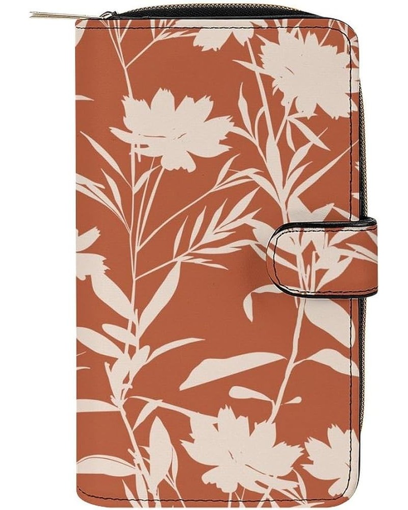 Plants Wallets for Women, Print Flowers Womens Wallet with Multiple Card Slots and Cellphone Compartment-Mothers Day Gifts fo...