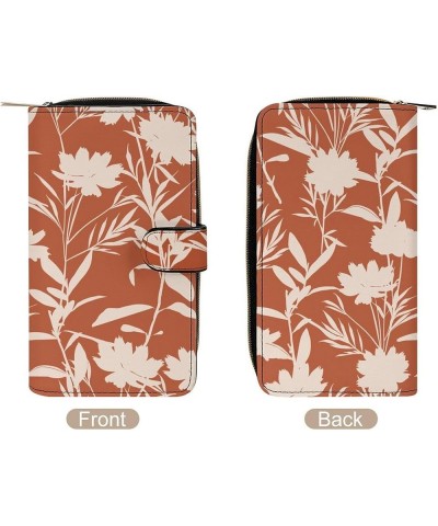 Plants Wallets for Women, Print Flowers Womens Wallet with Multiple Card Slots and Cellphone Compartment-Mothers Day Gifts fo...