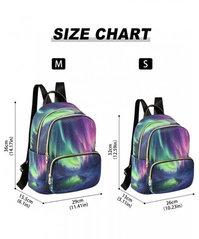 Polar Lights Women Backpack Purse Travel Daypack Shoulder Bag $18.54 Backpacks