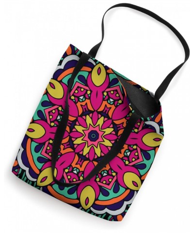 Hippie Abstract Colorful Boho Mandala Tote Bag $12.00 Totes