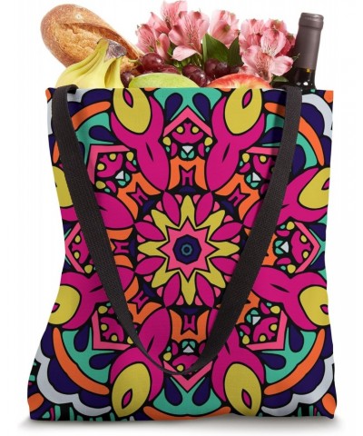 Hippie Abstract Colorful Boho Mandala Tote Bag $12.00 Totes