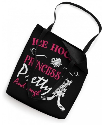 Ice Hockey Princess Ice Hockey Player Stick Winter Sports Tote Bag $11.60 Totes