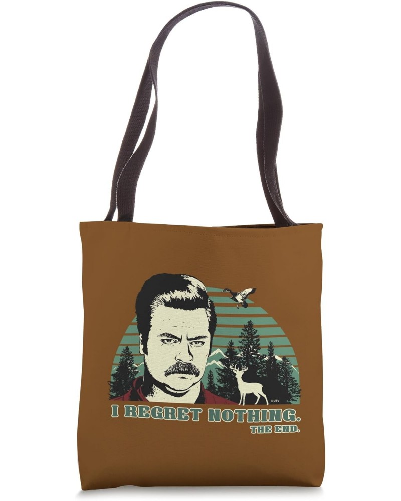 Parks and Recreation Ron Swanson I Regret Nothing Tote Bag $14.09 Totes