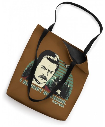 Parks and Recreation Ron Swanson I Regret Nothing Tote Bag $14.09 Totes