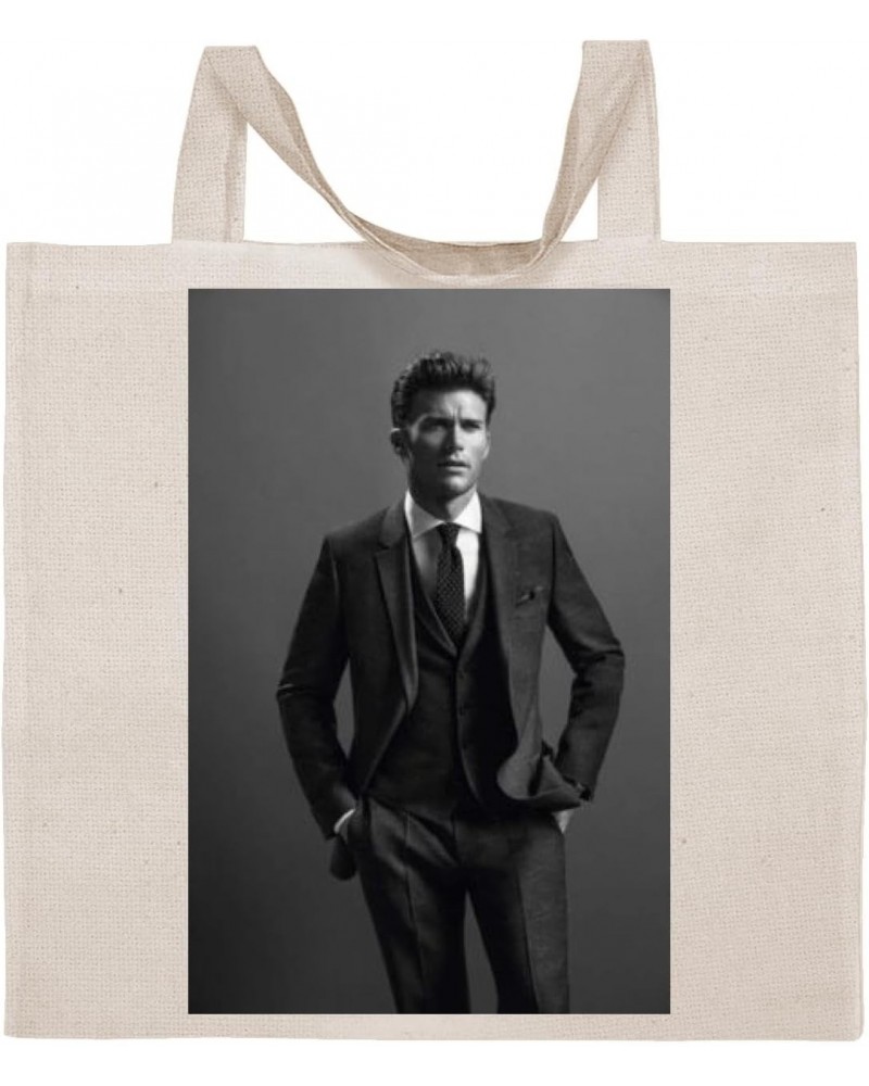 Scott Eastwood - Cotton Photo Canvas Grocery Tote Bag IDPP960010 $20.45 Totes