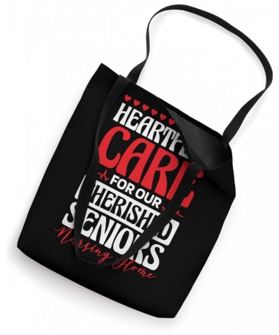 Nursing Home Nurse Heartfelt Care, Senior Care Nursing Tote Bag $11.73 Totes