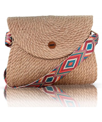 Handmade Cotton Rope Crossbody Bag, Trendy Summer, Travel, Beach Clutch Purse, Bohemian Naturel Women Handbag Kindless $19.35...