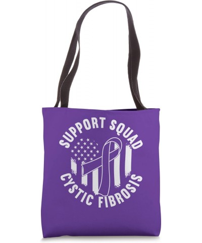 Support Awareness Squad I Lung Infections & Cystic Fibrosis Tote Bag $12.18 Totes