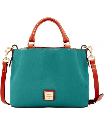 Handbag, Pebble Grain Mini Barlow Satchel Spearmint $61.10 Shoulder Bags