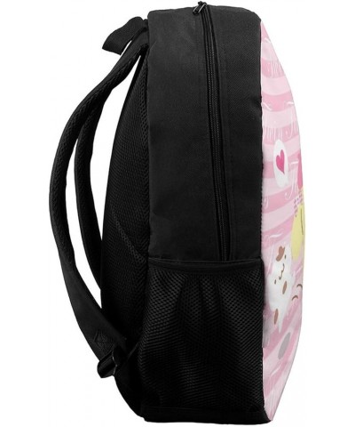 Travel Bag Fashion Po M Pom Pur in Backpack Printed Casual Daypack Multipurpose Bag 17inch Style $20.30 Backpacks