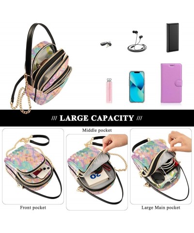 Leopard Colorful Crossbody Bags for Women Small Shoulder with Detachable Straps, Shoulder Handbags for Ladies Leopard Colorfu...