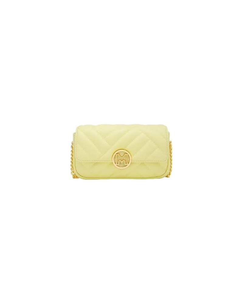 Women's Cross bag small M231MQ3080 Yellow $87.56 Crossbody Bags