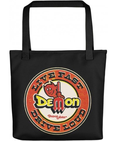 Fever Demon Premium Tote Bag Black $16.15 Totes