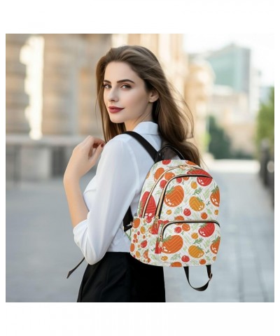 Cute Red Tomatoes Backpack for Women Shoulder Bag Lightweight Mini Backpack Casual Daypack for Travel Small(11.41'' x 6.1'' x...