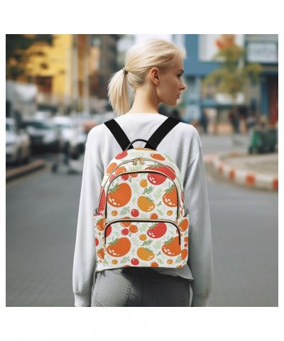 Cute Red Tomatoes Backpack for Women Shoulder Bag Lightweight Mini Backpack Casual Daypack for Travel Small(11.41'' x 6.1'' x...