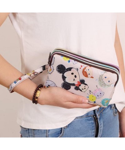 3 Zipper Women Wristlet Wallet, Waterproof Wallet, Wallet Purse, Clutch Purse, Phone Purse, Wallet Wrislet Cartoon $9.17 Wris...