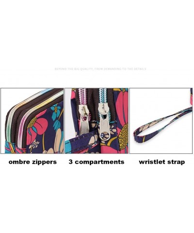 3 Zipper Women Wristlet Wallet, Waterproof Wallet, Wallet Purse, Clutch Purse, Phone Purse, Wallet Wrislet Cartoon $9.17 Wris...