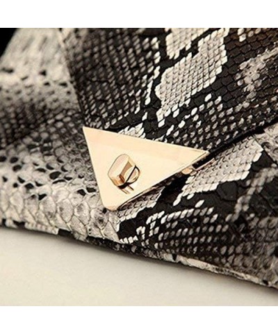 Women's Fashion Retro Snake Skin Envelope Bag Clutch Purse Evening Bag $11.01 Evening Bags