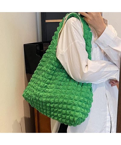 Bubble Hobo Bags for Women Bubble Tote Bag Cloud Shoulder Bag Hobo Bag Casual Purses Satchel Work Bag Coffee $23.48 Totes