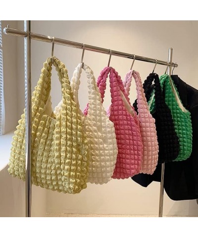 Bubble Hobo Bags for Women Bubble Tote Bag Cloud Shoulder Bag Hobo Bag Casual Purses Satchel Work Bag Coffee $23.48 Totes