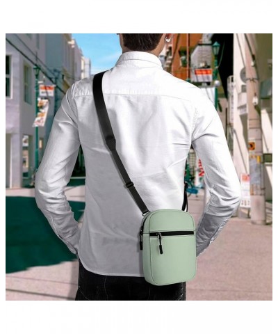 Men's Casual Shoulder Bag Travel Chest Bag Crossbody Bag Canvas Messenger Bag Color772 $17.04 Crossbody Bags