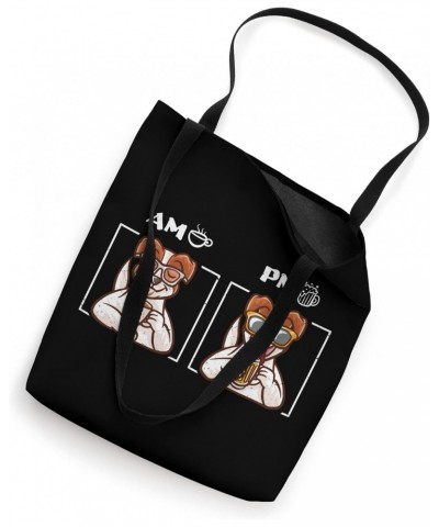 Coffee and Beer Drinking Nerd Coffee Mug Jack Russell Dog Tote Bag $12.53 Totes