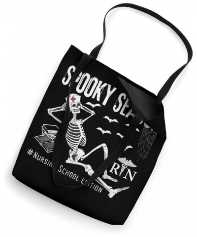 Nursing School Student Halloween Skeleton for Spooky Season Tote Bag $13.91 Totes