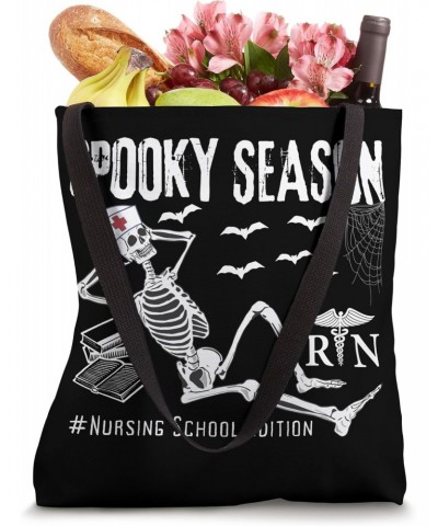 Nursing School Student Halloween Skeleton for Spooky Season Tote Bag $13.91 Totes