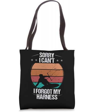 Kitesurfing Vintage Forgot my Harness Funny Kiteboarder Tote Bag $13.50 Totes