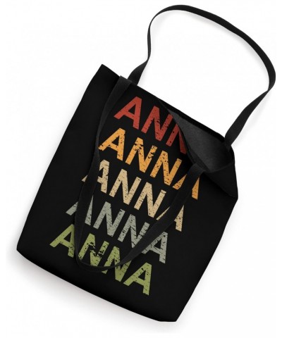 Retro Anna Personalized, Anna Name, Girl Woman Anna Tote Bag $13.20 Totes