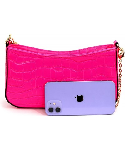 Retro Vintage Small Casual Party Clutch Purse Shoulder Bag Crossbody Strap Option2 - Rose $19.19 Shoulder Bags