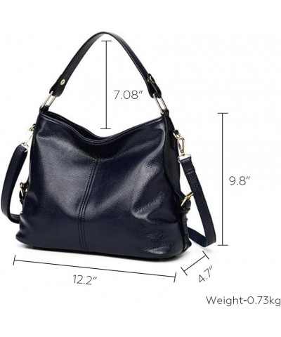 Handbags for Women Large Capacity Ladies Hobo Bag Faux Leather Purse Shoulder Bags Tote Black $30.52 Totes